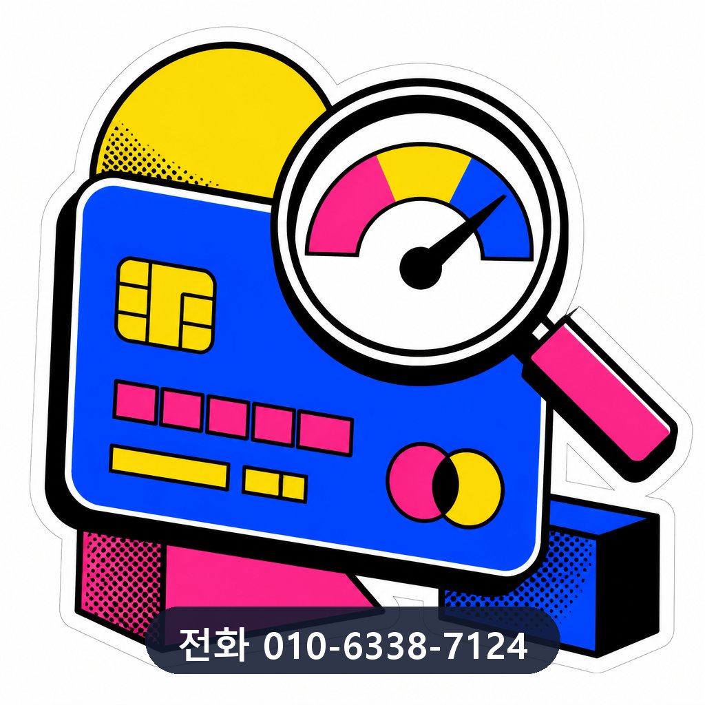 춘천 카드깡 한도 확인 이미지 · 문의 010-6338-7124