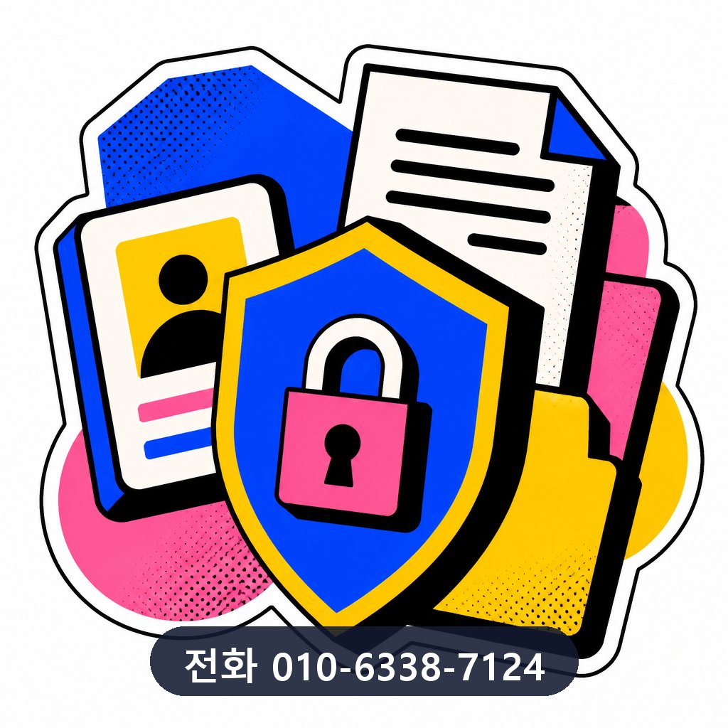 춘천 카드깡 개인정보 보호 이미지 · 문의 010-6338-7124